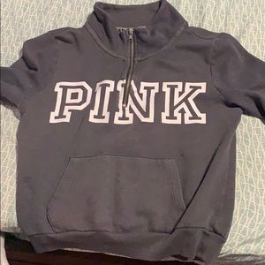 VS PINK , Half zip sweater